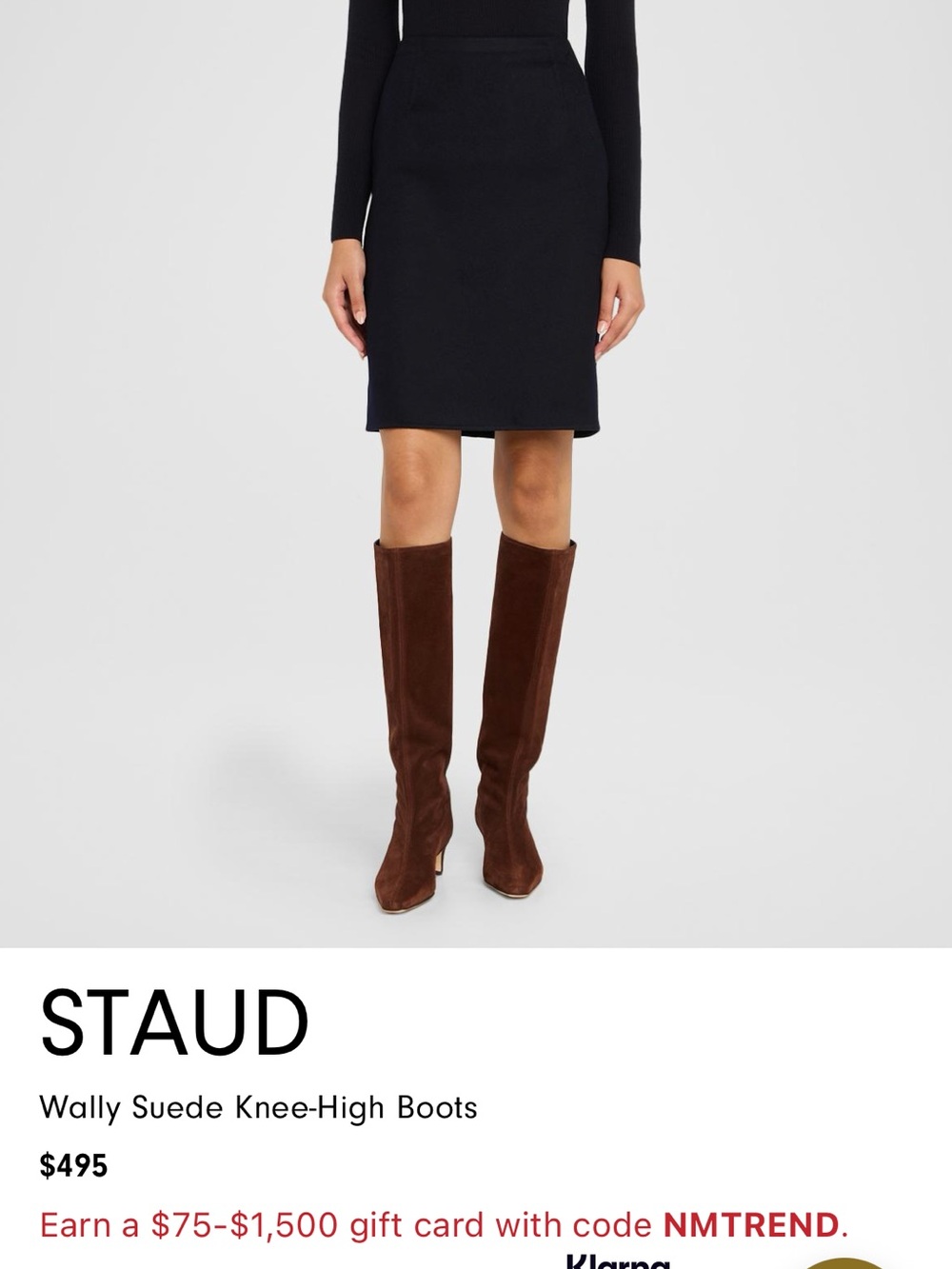 STAUD Knee High Boots (38) - Picture 3 of 9